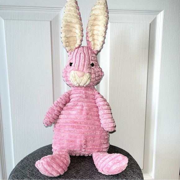 Jellycat Other - Rare Jellycat London Pink and White Corduroy Plush Rabbit Cordy Roy Hare Bunny